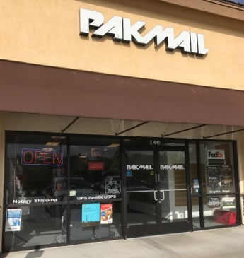 Pak Mail El Dorado HIlls